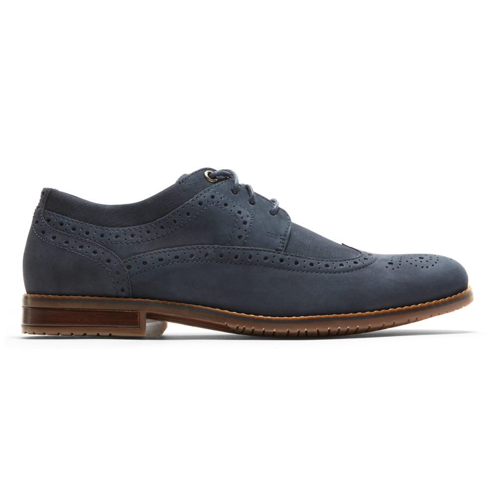 Oxfords Rockport Hombre Mexico - Style Purpose 3 Wingtip Gay Marino - TAYIF1823